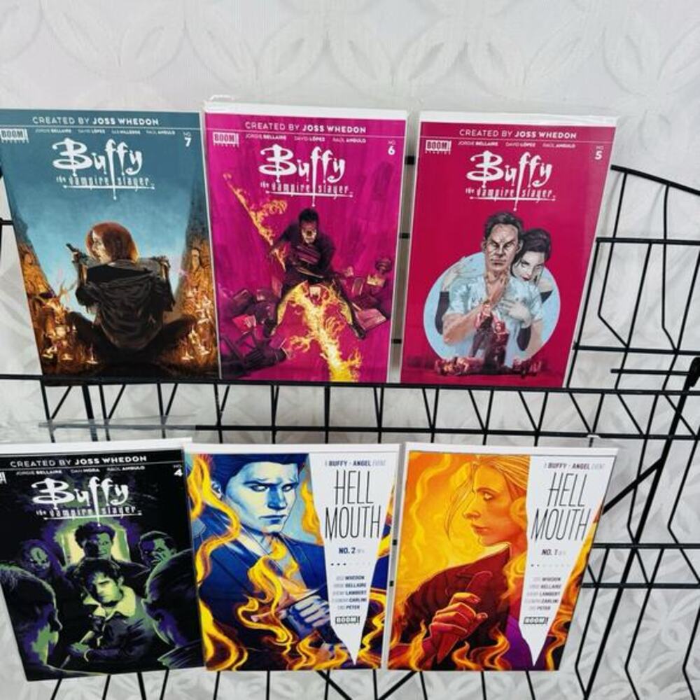 Buffy‎ Vampire Slayer 4-7 & Hellmouth 1-2 Lot Boom Ring Of Fire Jenny Frison